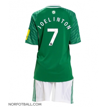 Billige Fotballdrakt Newcastle United Joelinton #7 Replika Bortedraktsett Barn 2025-26 Kortermet (med bukser)